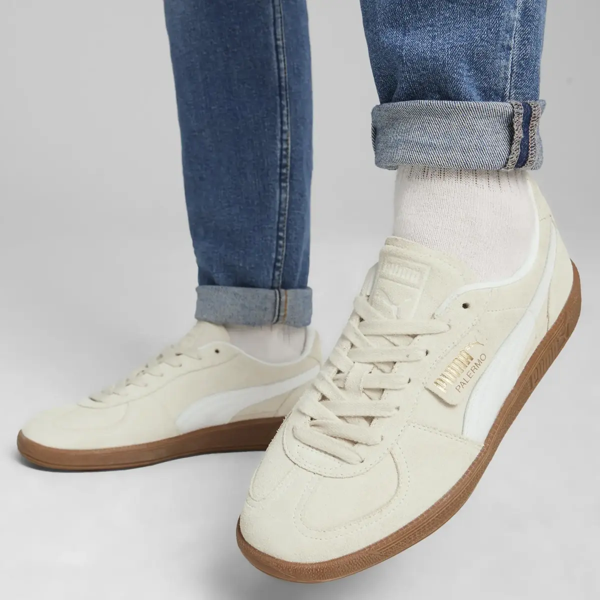 PUMA Palermo Bej Unisex Günlük Spor Ayakkabı
