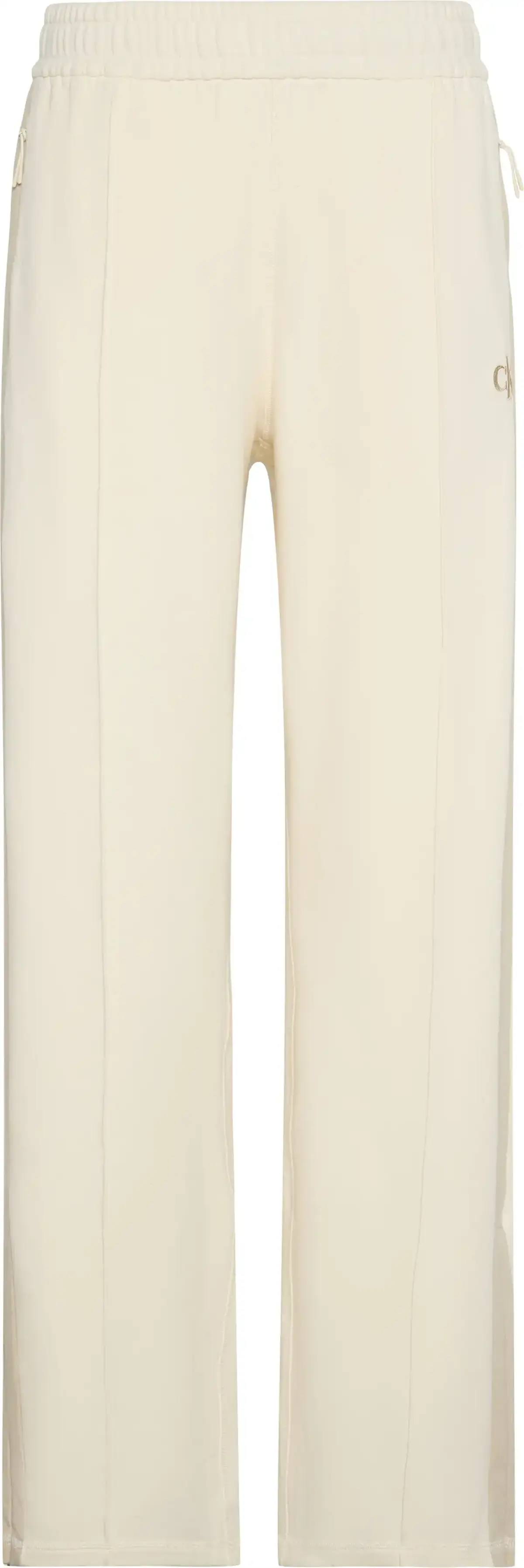 Calvin Klein STRETCH TERRY TRACK PANT Kadın Krem Eşofman Alt