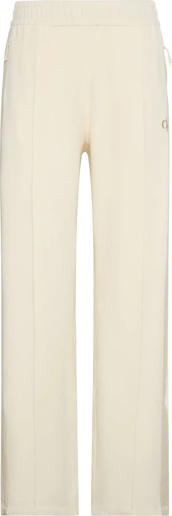Calvin Klein STRETCH TERRY TRACK PANT Kadın Krem Eşofman Alt