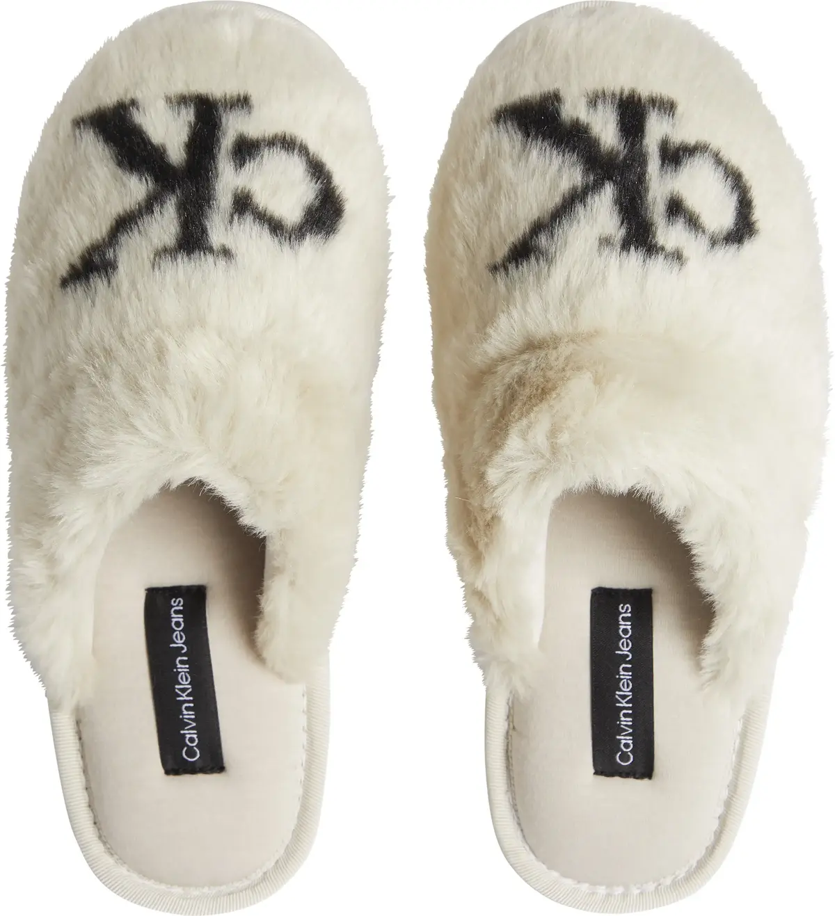 Calvin Klein HOME SLIDE Kadın Krem Terlik