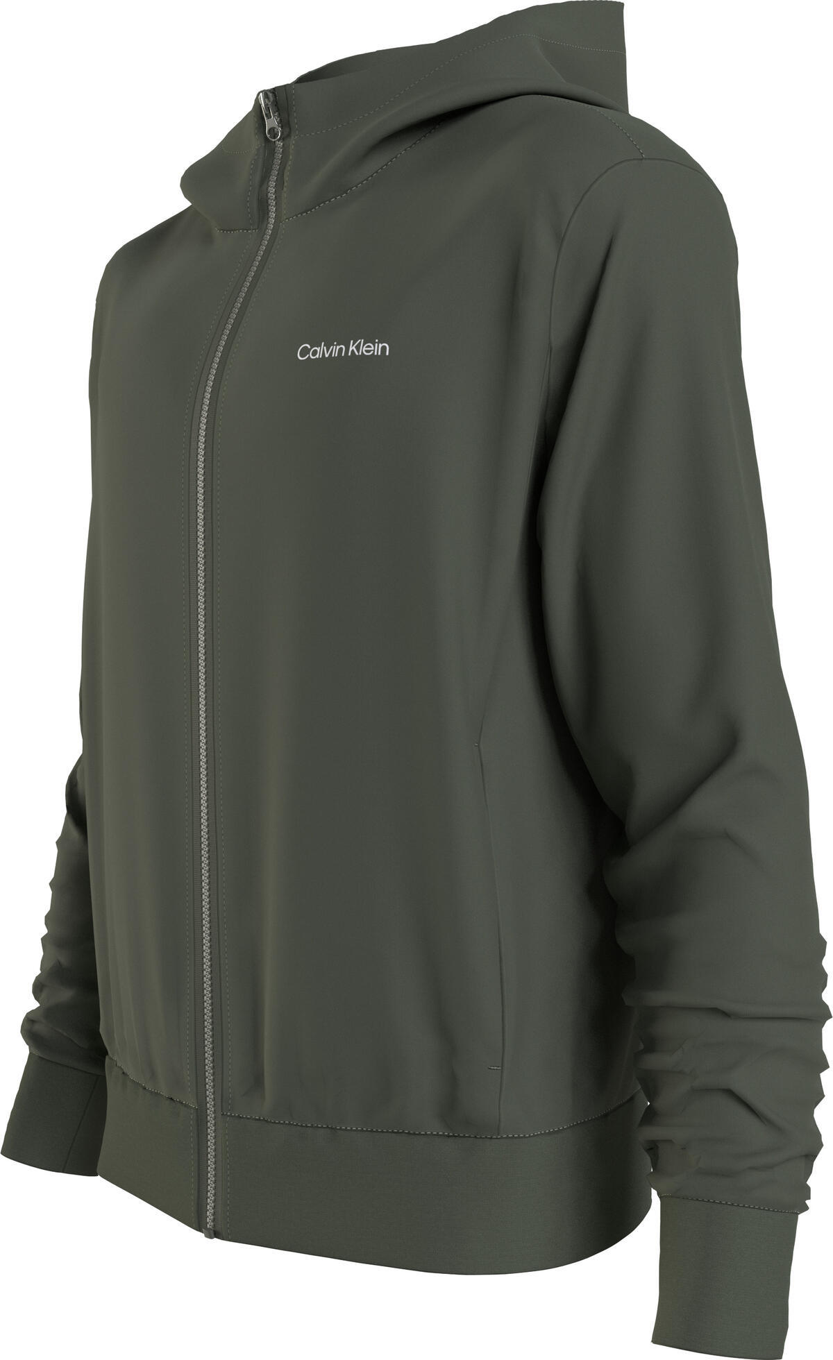 Calvin Klein MICRO LOGO REPREVE H Erkek Yeşil Hoodie