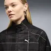 Puma T7 Tartan Woven Jacket Siyah Kadın Ceket