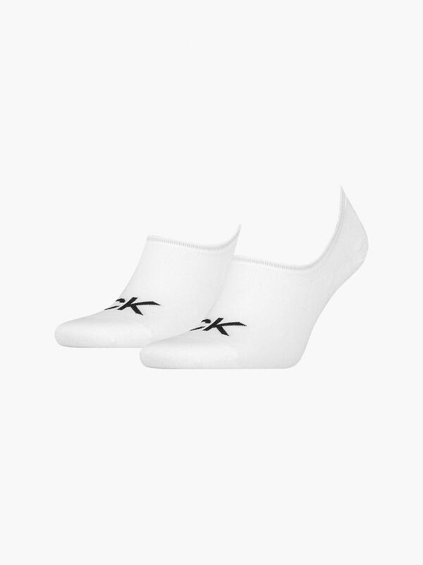 Calvin Klein CK MEN FOOTIE HIGH Beyaz Erkek 2li Çorap Set
