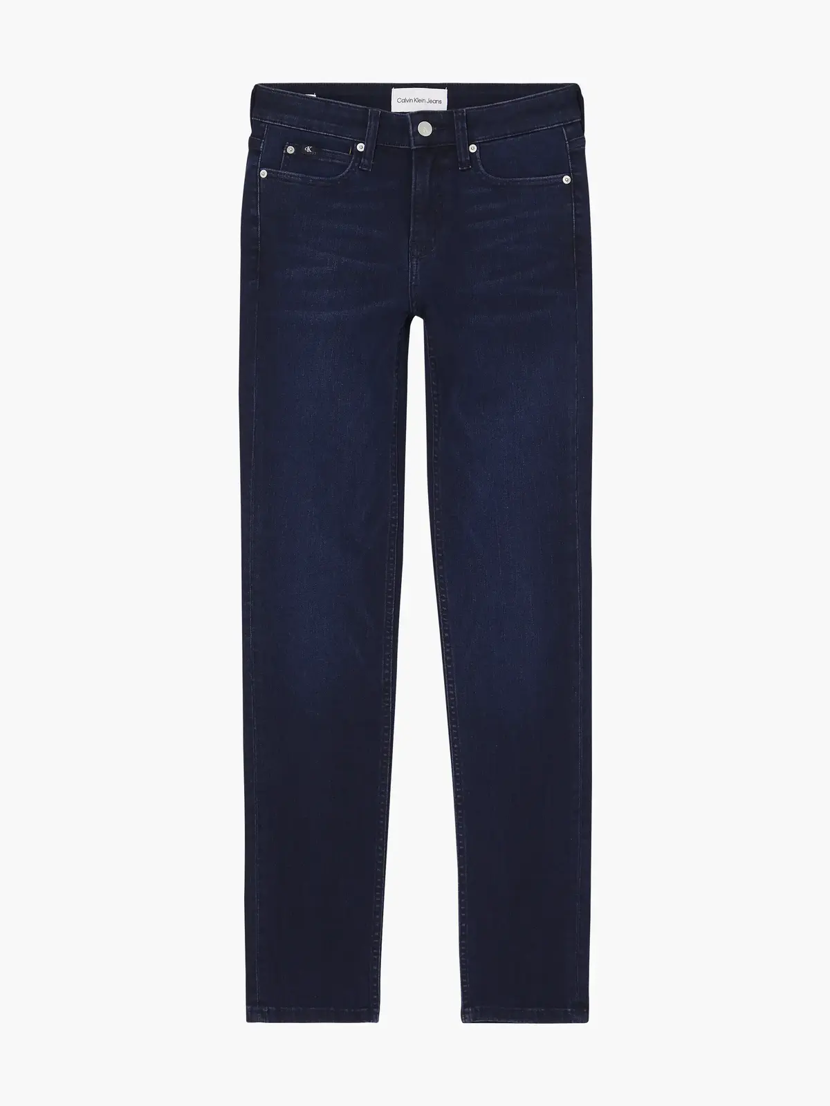 Calvin Klein HIGH RISE SLIM Kadın mavi Kot Pantolon