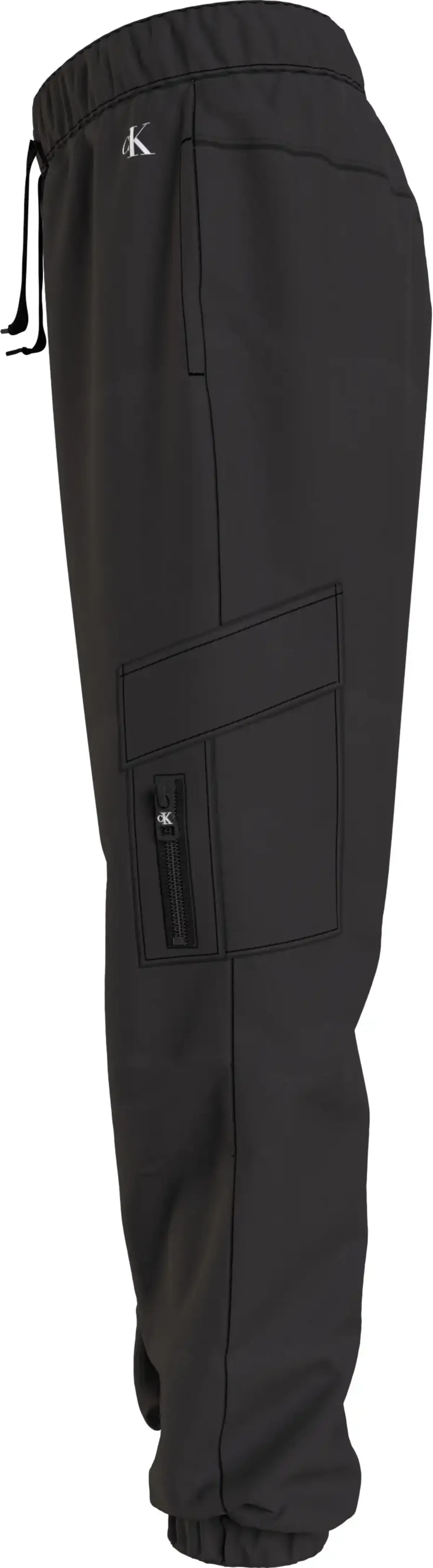 Calvin Klein SOFT TECH CARGO PANT Erkek Siyah Kargo Pantolonu
