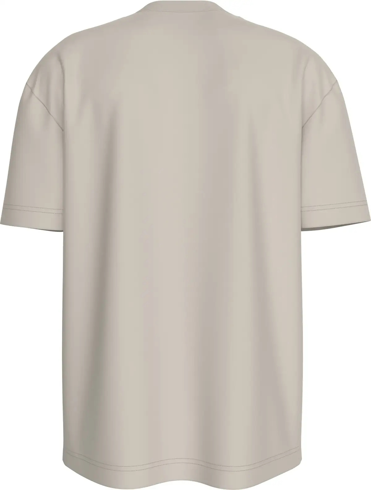 Calvin Klein BRISTLE MONOLOGO TEE, PDH Krem Erkek T-Shirt & Polo