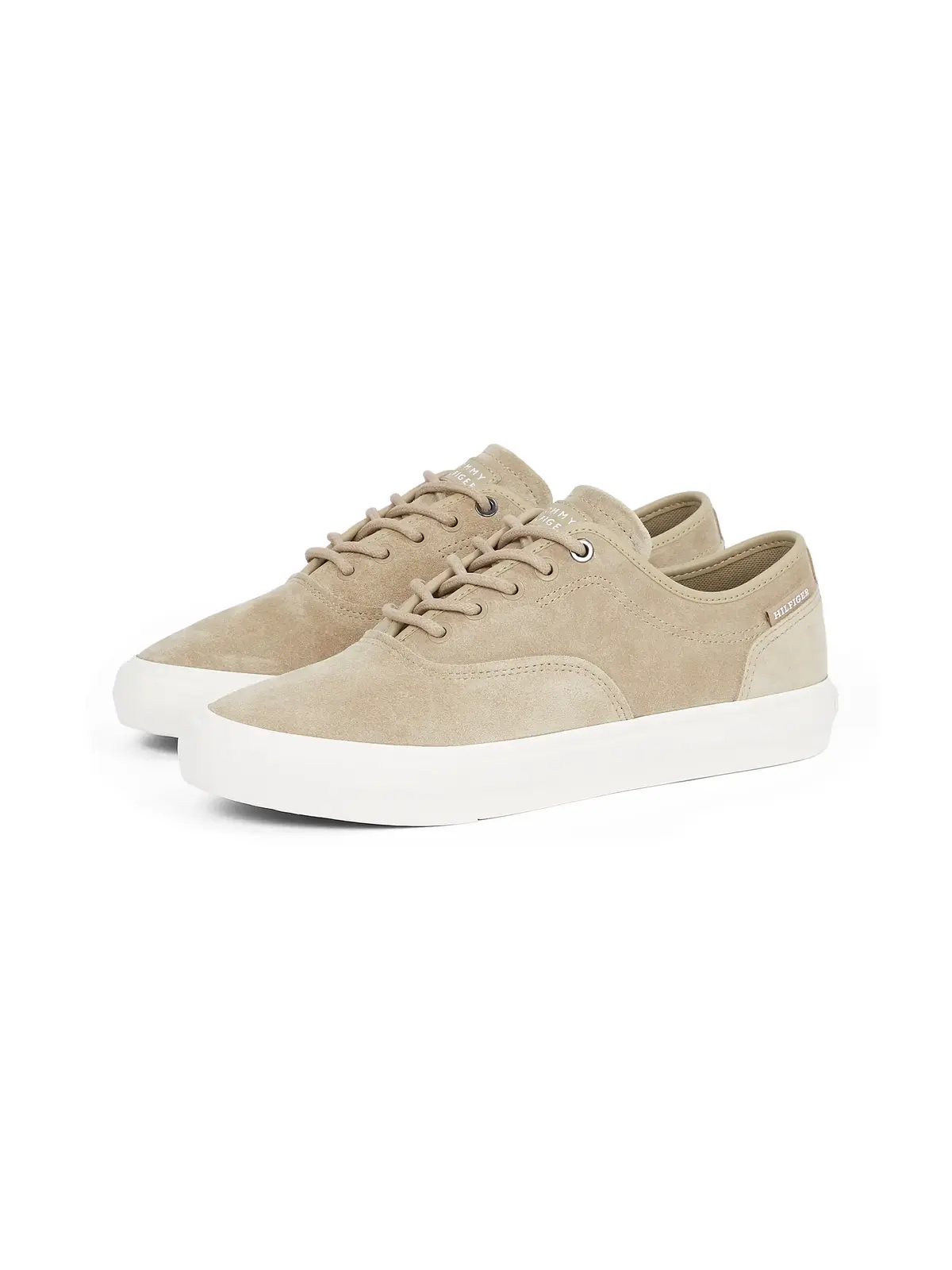 Tommy Hilfiger TH HI VULC LOW OXFOR Bej Erkek Spor Ayakkabı & Sneaker