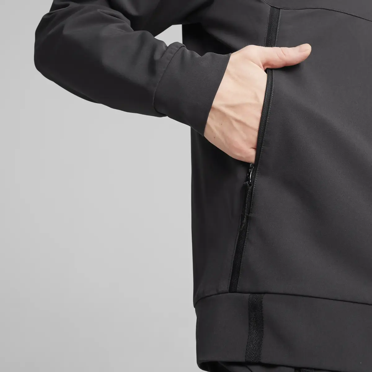 PUMATECH Track Jacket WV Siyah Erkek Fermuarlı Ceket