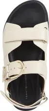 Tommy Hilfiger LEATHER SPORTY SANDA, ACJ Krem Kadın Terlik