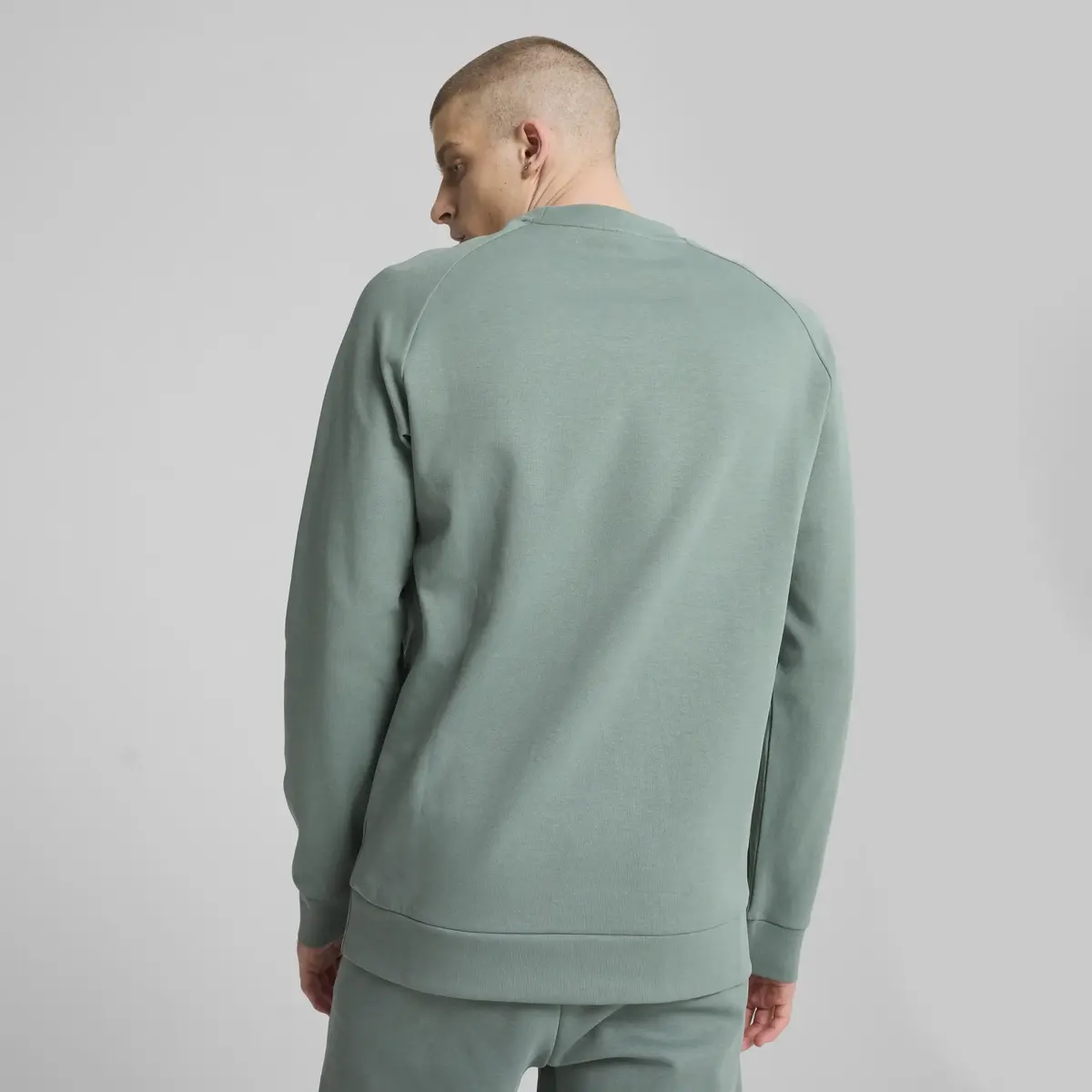 PUMATECH Crew Yeşil Erkek Sweatshirt