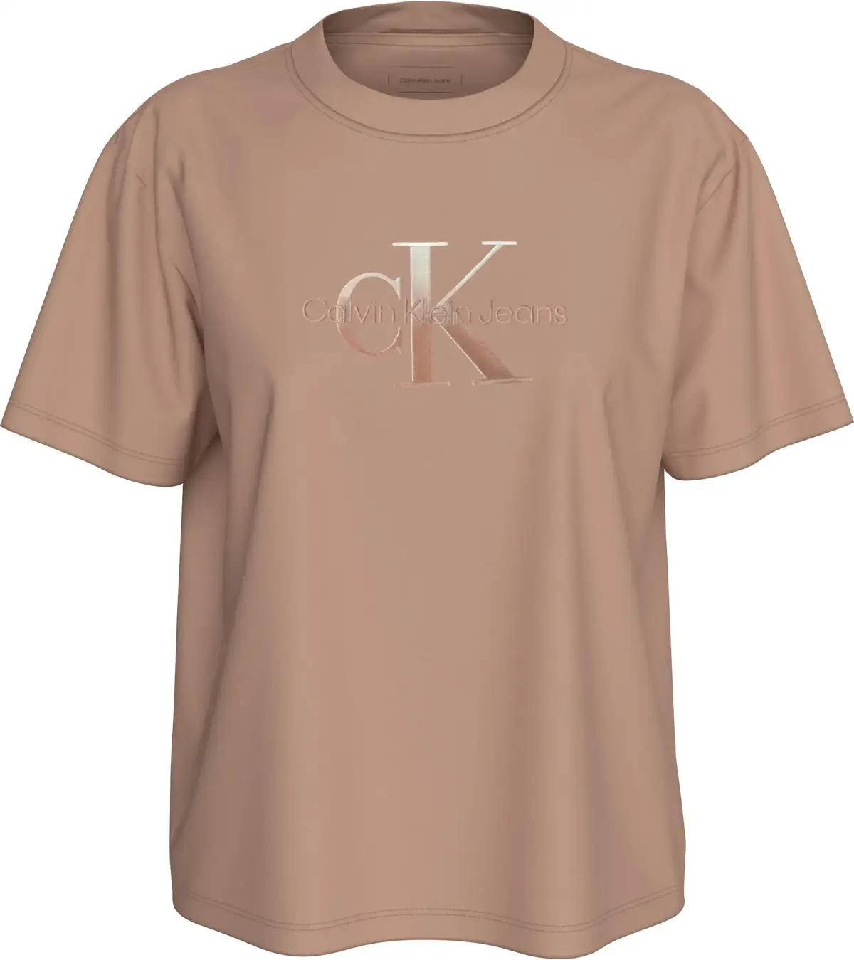 Calvin Klein EMBROIDERED MONOLOGO, TGW Pembe Kadın T-Shirt & Polo