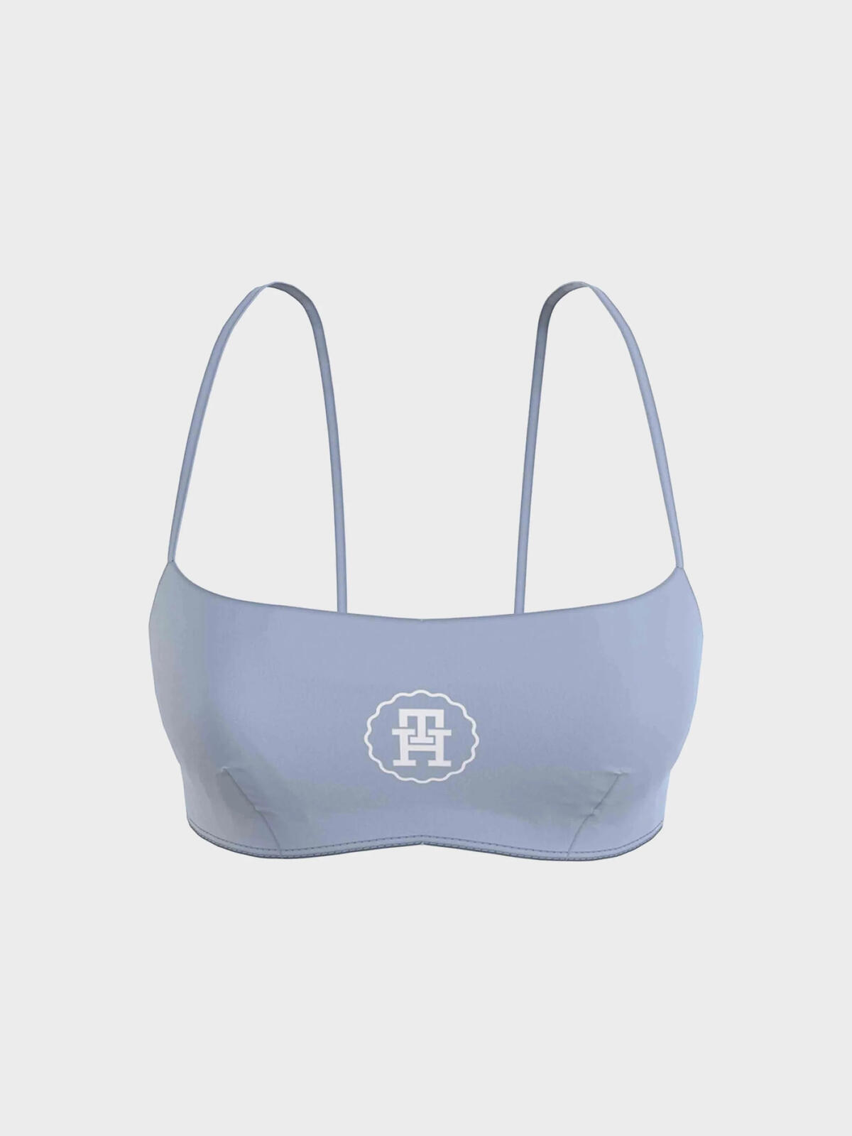 Tommy Hilfiger BRALETTE SEAL LOGO, C1O Mavi Bikini Üstü