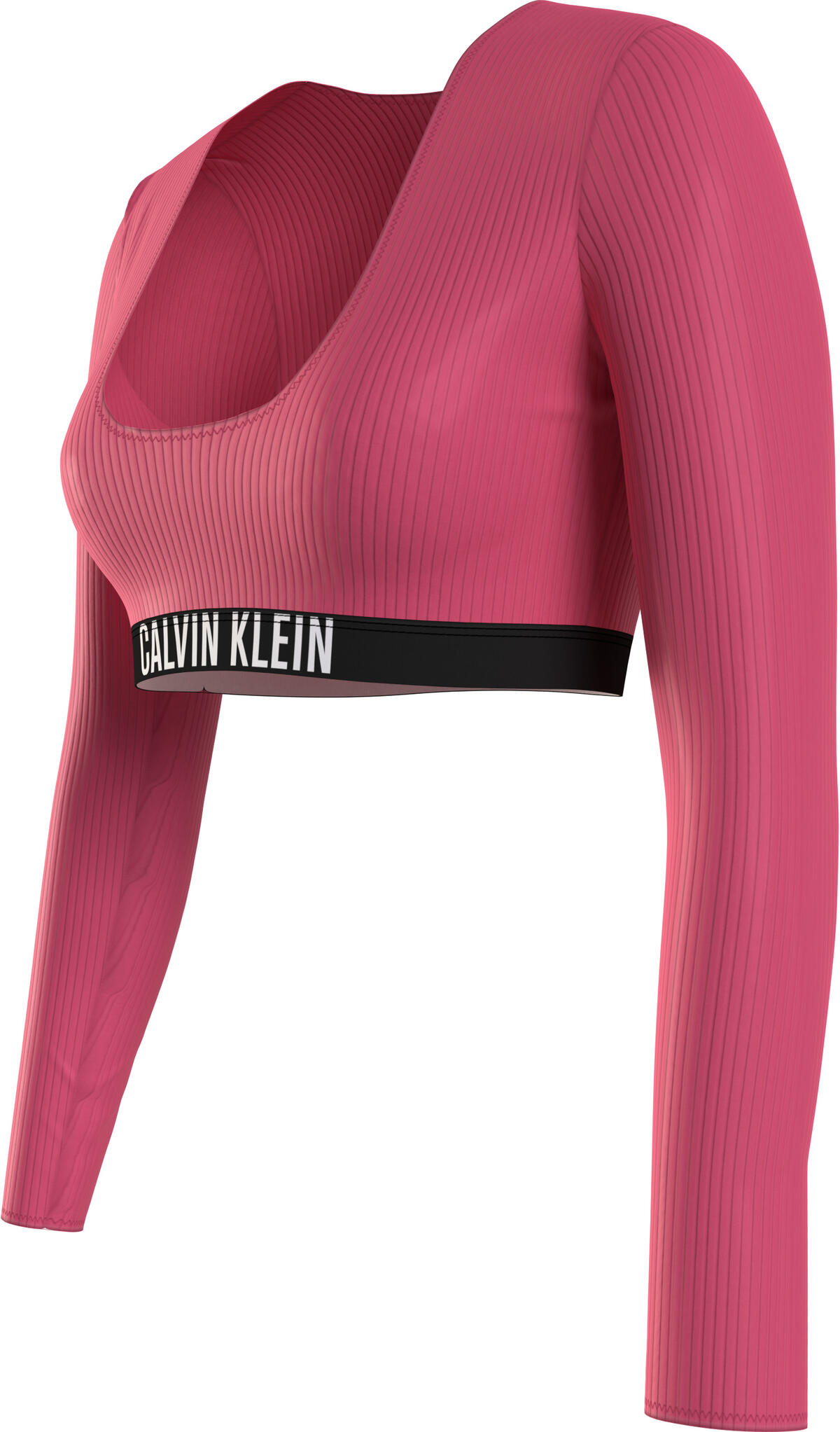 Calvin Klein LONG SLEEVE TOP Kadın Pembe Bikini Üstü