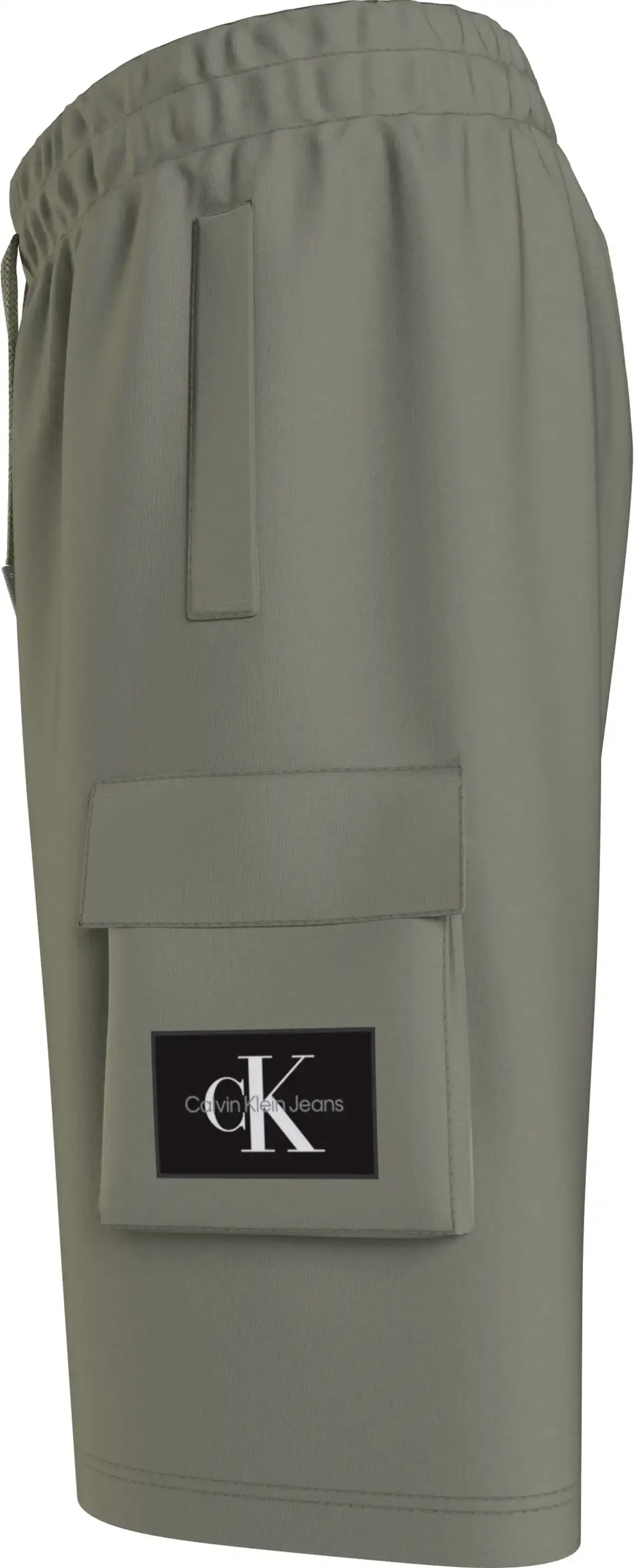 Calvin Klein BADGE JOGGER CARGO S Erkek Gri Şort