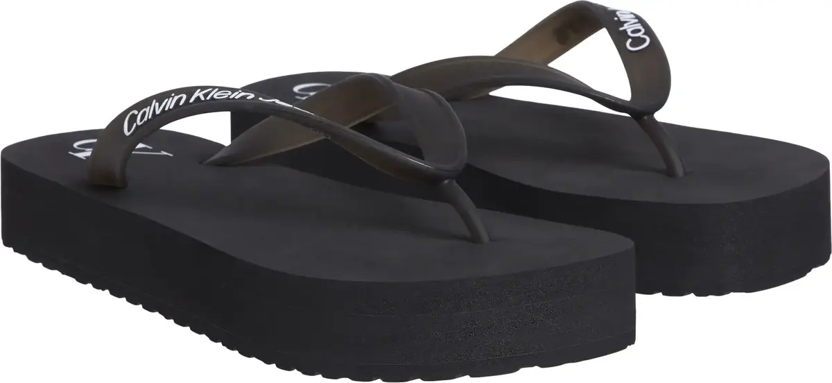 Calvin Klein BEACH SANDAL FLATFOR, BEH Siyah Kadın Terlik