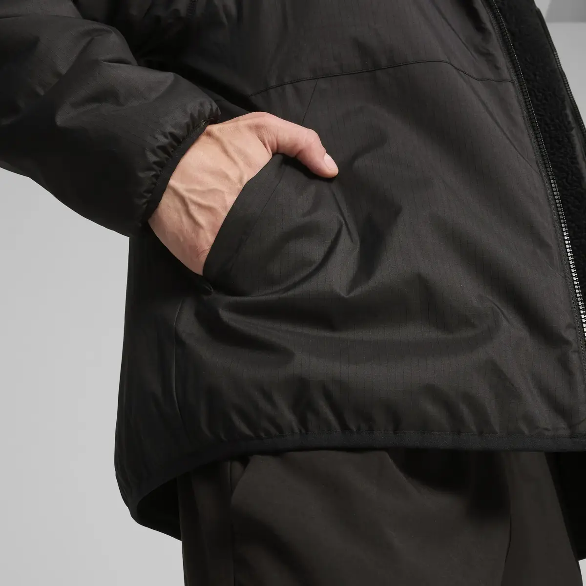 Puma Reversible Sherpa Jacket Siyah Erkek Şişme Mont