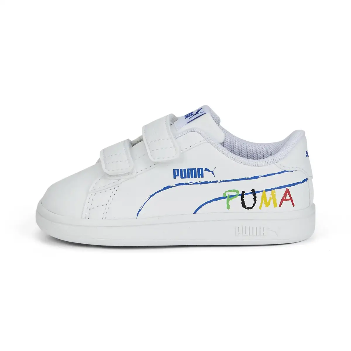 Puma Smash V2 Home School V Inf Beyaz Çocuk Çocuk Günlük Spor Ayakkabı