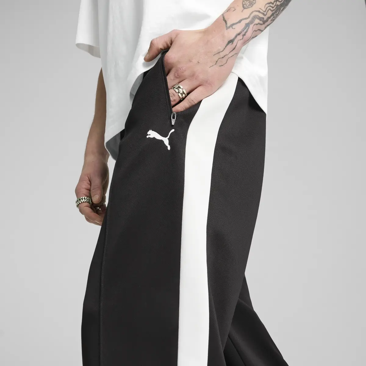PUMA T7 ALWAYS ON Track Pants Siyah Erkek Eşofman Altı
