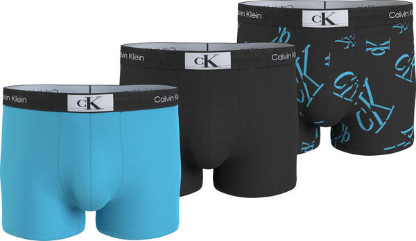 Calvin Klein TRUNK 3PK Erkek Siyah Boxer Set