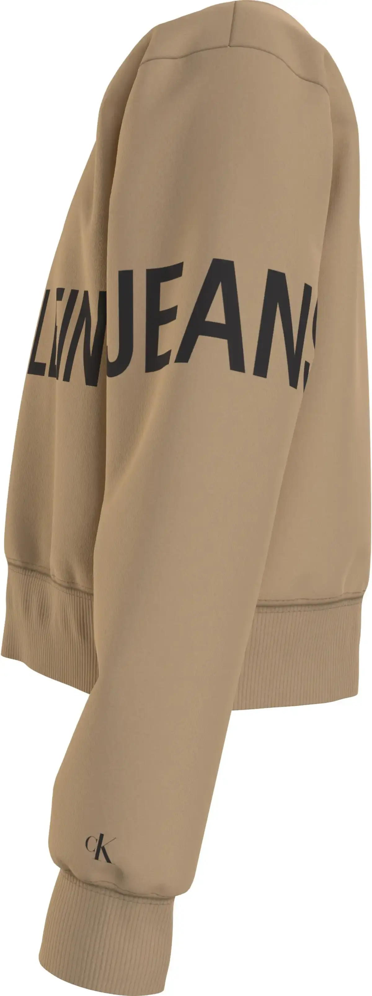 Calvin Klein INST HERO LOGO SWEAT Kadın Krem Sweatshirt