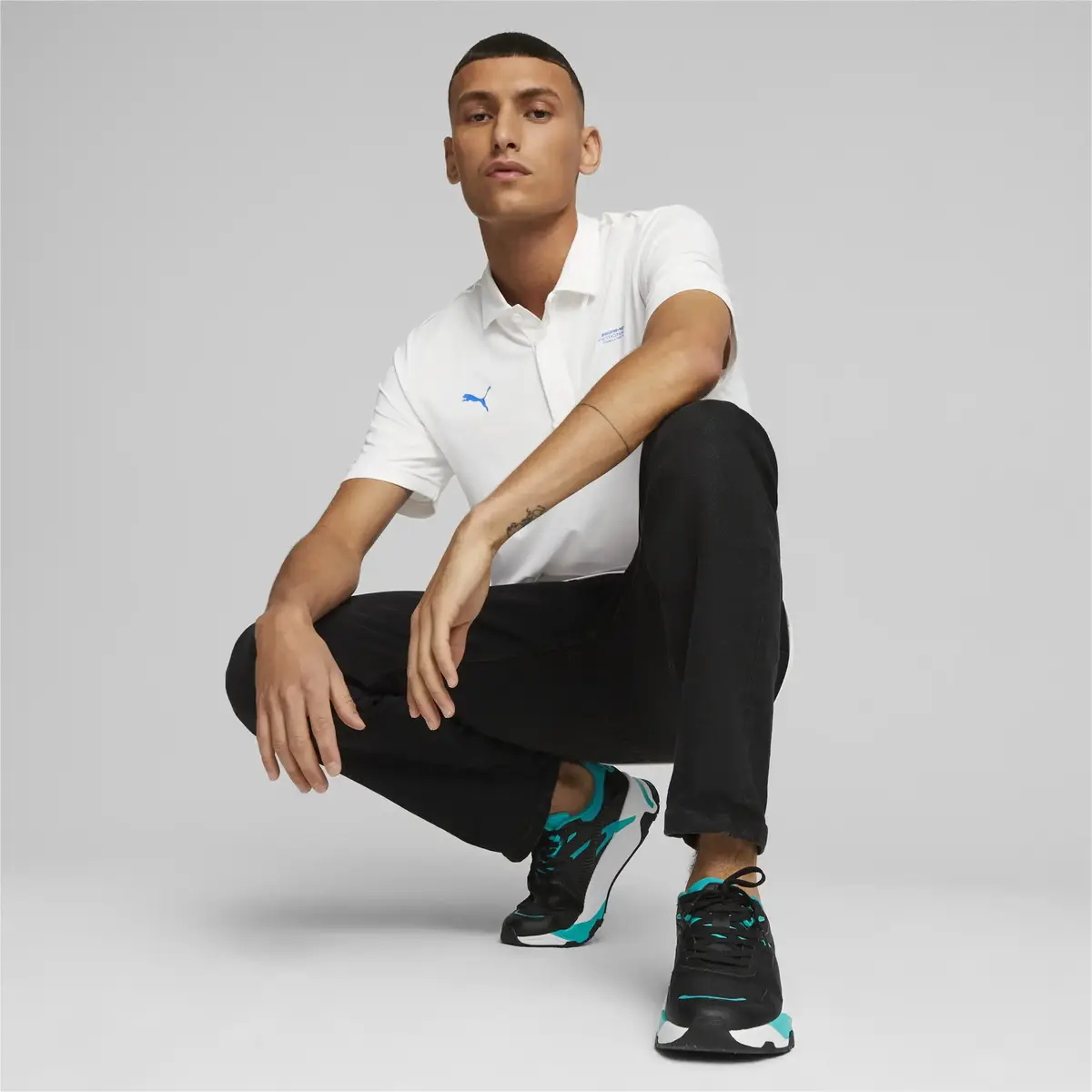 Puma Mapf1 Cloudspun Polo Puma White Beyaz Erkek T-shirt