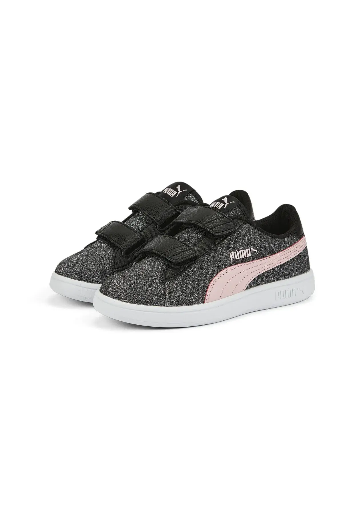 Puma Smash V2 Glitz Glam V Ps Siyah Kız Çocuk Günlük Spor Ayakkabı