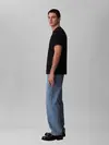 Calvin Klein SS SMOOTH CTTN SOLID, UB1 Siyah Erkek T-Shirt