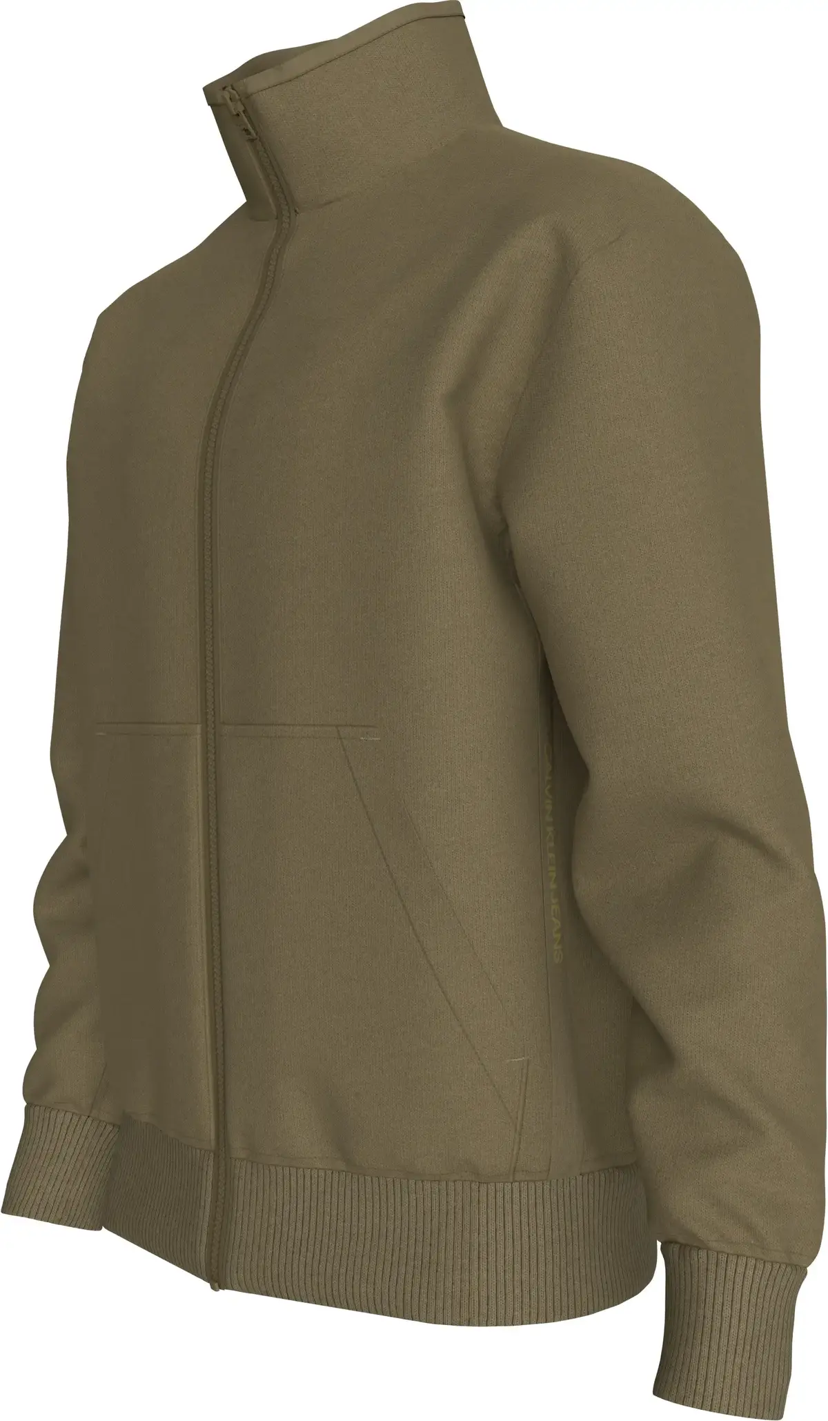 Calvin Klein LOGO TAPE ZIP THROUG, LFF Kahverengi Erkek Sweatshirt