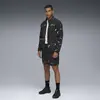 Puma M RUN VELOCITY AOP JACKET Siyah Erkek Fermuarlı Üst