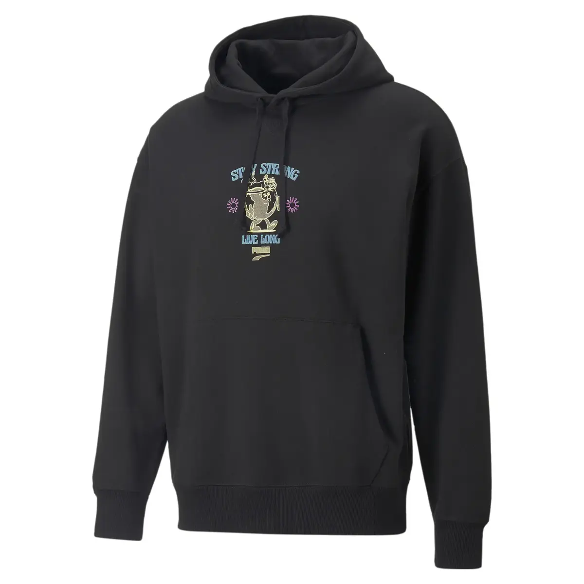Puma Downtown Graphic Hoodie Siyah Erkek Sweatshirt