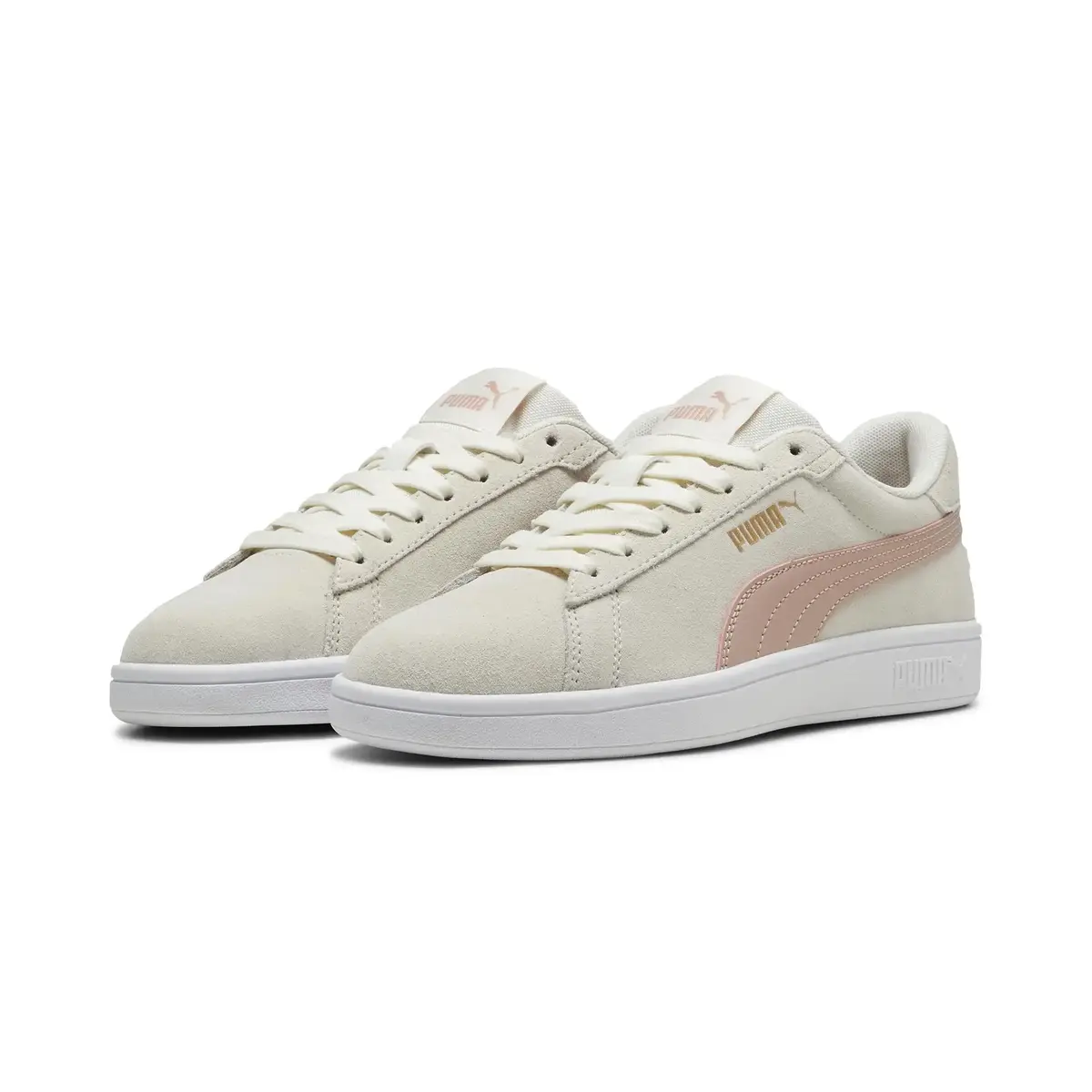 PUMA Smash 3.0 Bej Unisex Günlük Spor Ayakkabı
