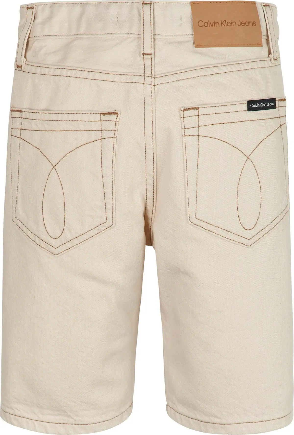 Calvin Klein DENIM RLXD ECRU SHOR Erkek Krem Şort