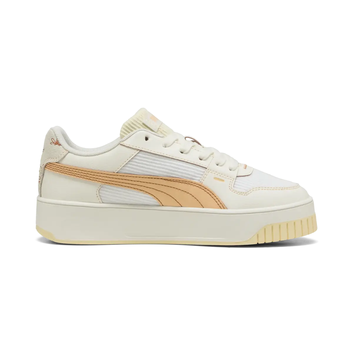 Puma Carina Street Lux Crafted F Krem Kadın Spor Ayakkabı & Sneaker