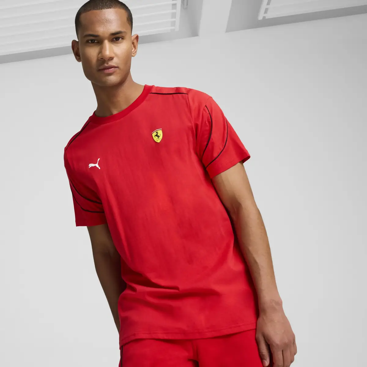 Puma Ferrari Race MT7+ Tee Kırmızı Erkek T-Shirt