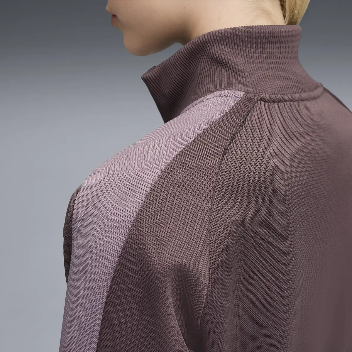 Puma T7 Jacket Mor Kadın Fermuarlı Üst