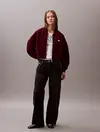 Calvin Klein A- OVERSIZED SCUBA ZIP BOMBER JA Bordo Kadın Ceket Calvin Klein A- OVERSIZED SCUBA ZIP BOMBER JA Bordo Kadın Ceket