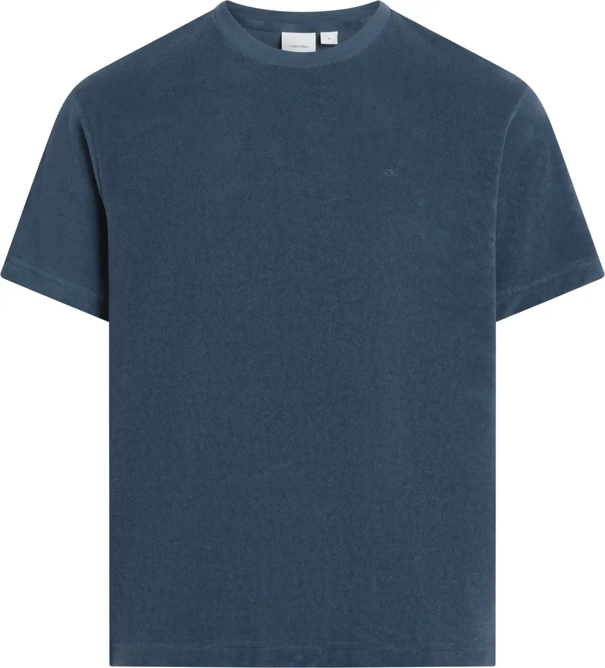 Calvin Klein TOWELLING T-SHIRT, D0D Mavi Erkek T-Shirt & Polo