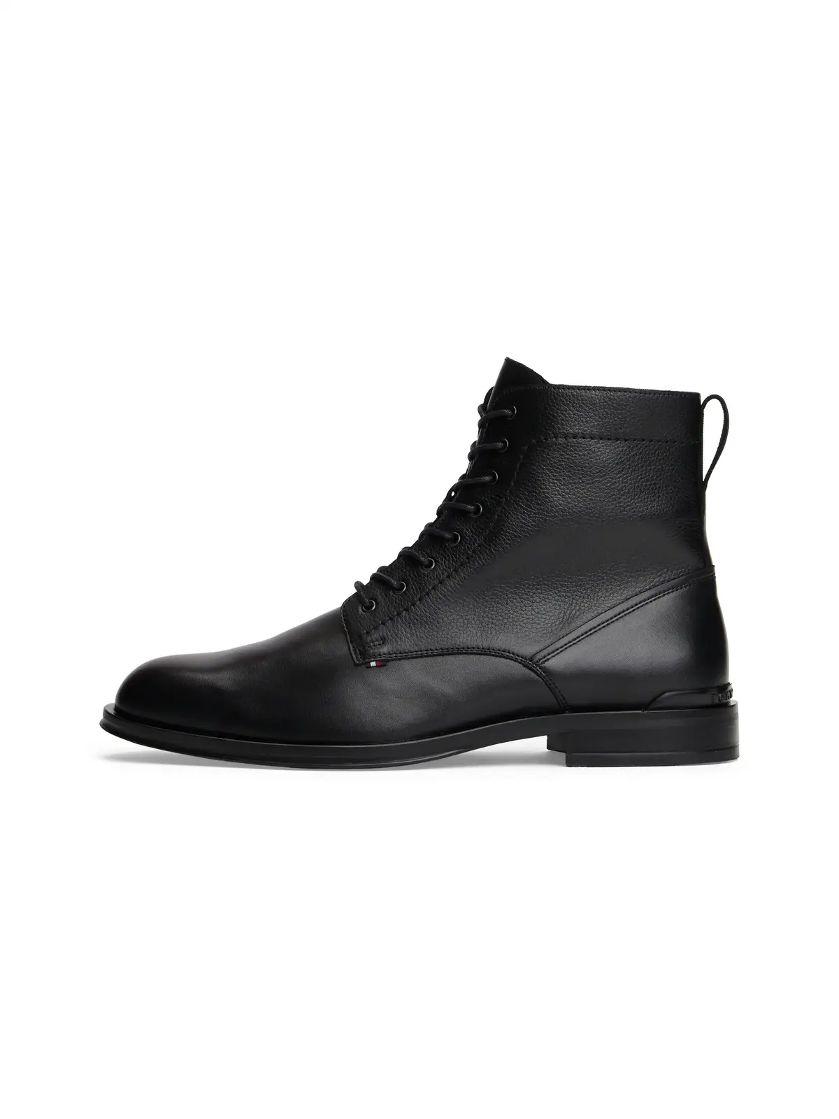 Tommy Hilfiger Corporate Hilfiger Lth Zip Boot Siyah Erkek Bot