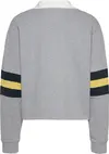 Tommy Hilfiger TJW RLX VARSITY CRES Kadın Gri Sweatshirt