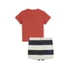 Puma SUPER PUMA Tee & Shorts Set Kırmızı Bebek Eşofman Takımı