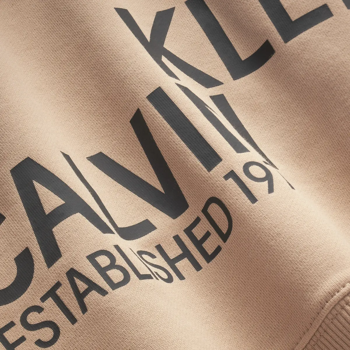 Calvin Klein INST HERO LOGO SWEAT Kadın Krem Sweatshirt