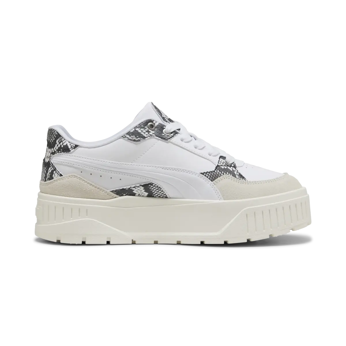 Puma Karmen II Idol Snake Chic Beyaz Kadın Spor Ayakkabı