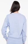 Calvin Klein LS MONOLOGO FRENCH TERRY RLXD CN Mavi Kadın Sweatshirt