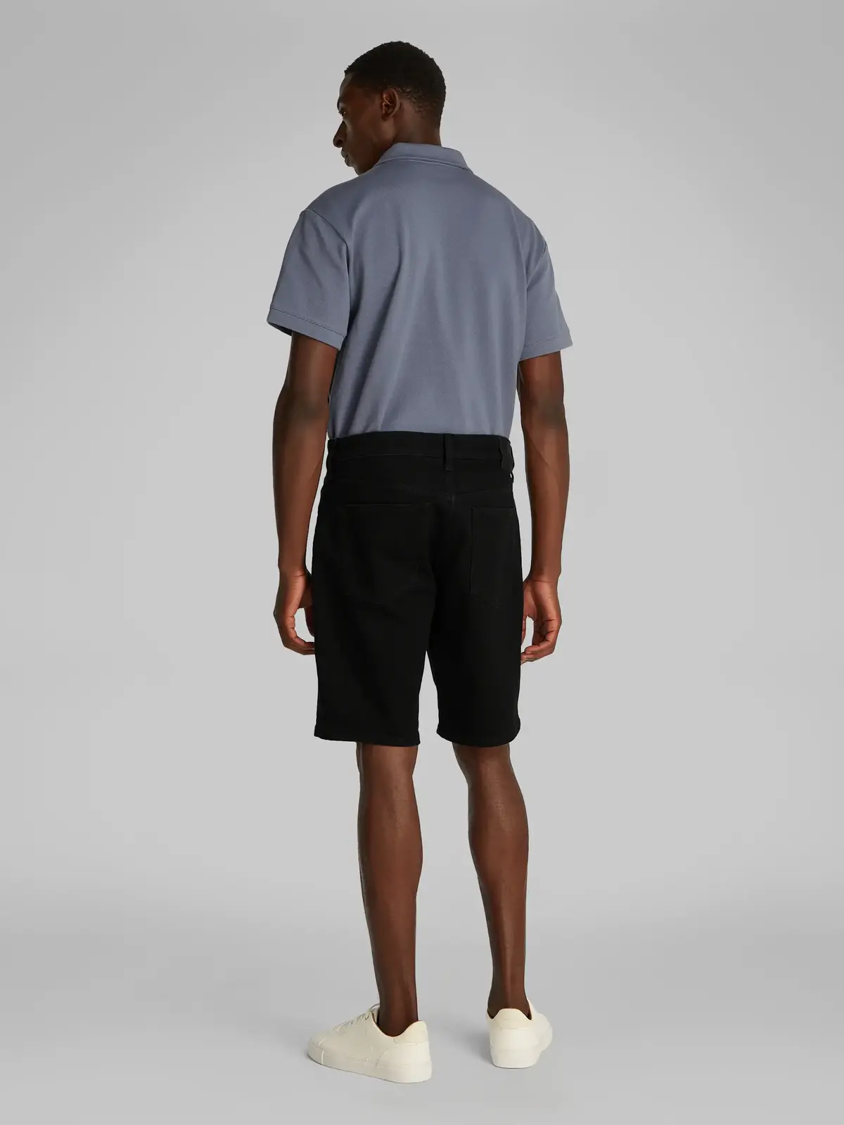 Calvin Klein REGULAR SHORT Siyah Erkek Kot Bermuda Şort