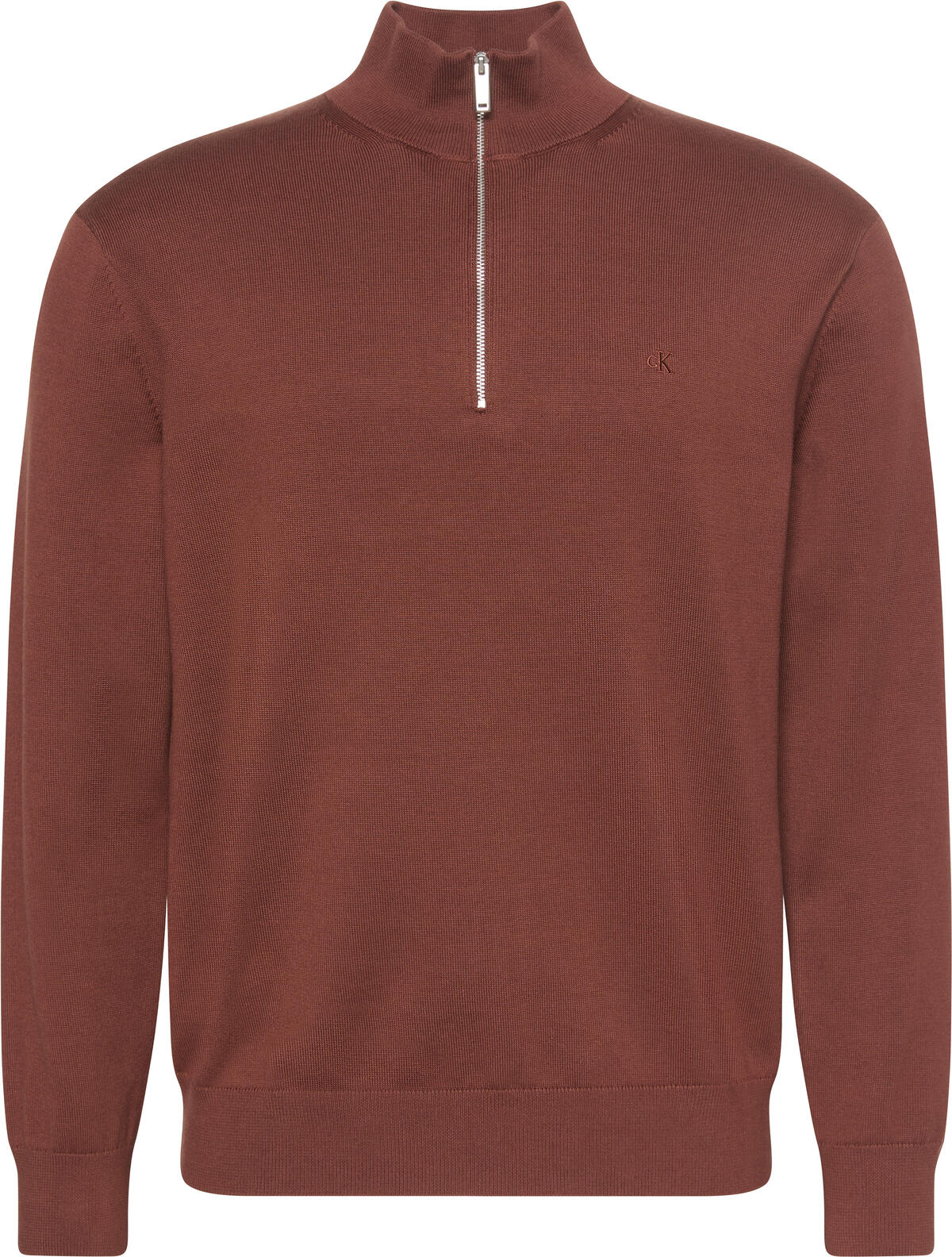 Calvin Klein LS SUPIMA QZ SWEATER 12GG Kırmızı Erkek Sweatshirt Calvin Klein LS SUPIMA QZ SWEATER 12GG Kırmızı Erkek Sweatshirt