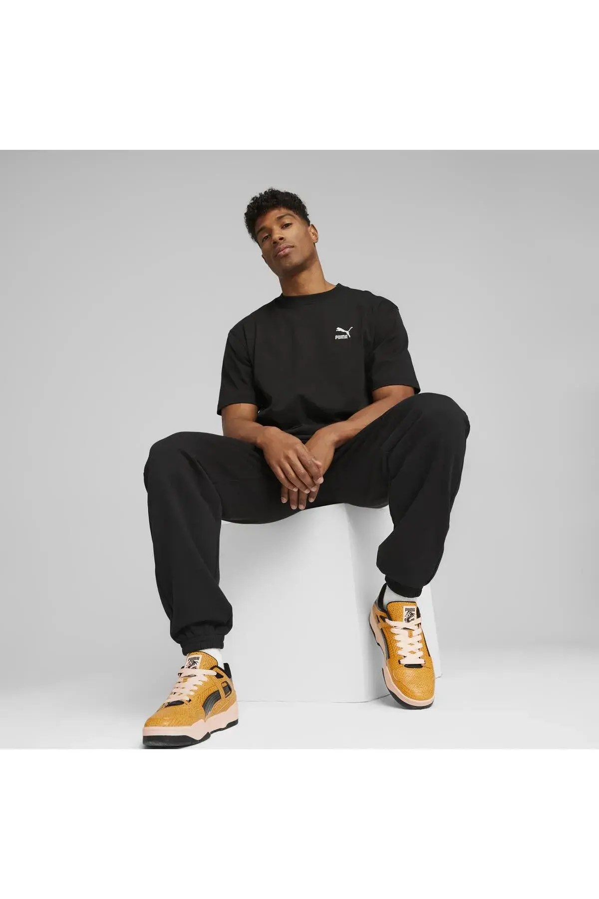 PUMA X STAPLE Tee Siyah Erkek T-Shirt