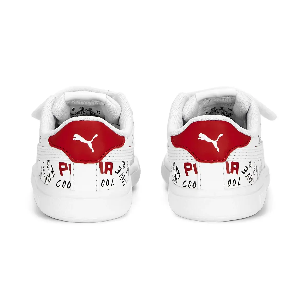 Puma Smash v2 Brand Love V Inf Beyaz Unisex Günlük Spor Ayakkabı