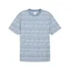 Puma X PTC Striped Tee Mavi Erkek T-Shirt
