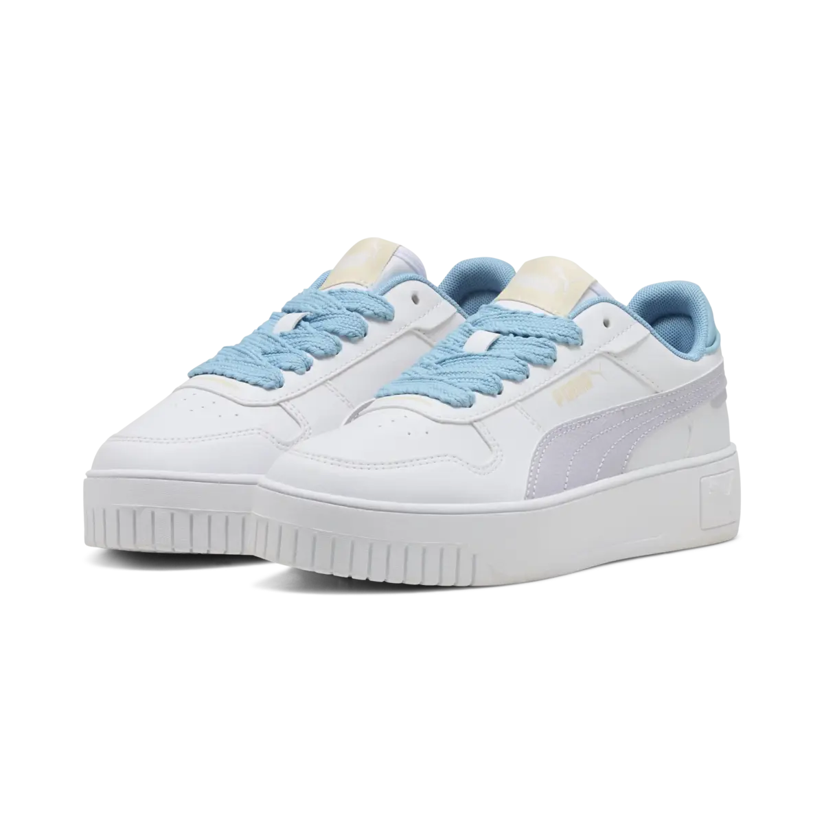 Puma Carina Street Lacey 2.0 Jr Beyaz Kadın Spor Ayakkabı