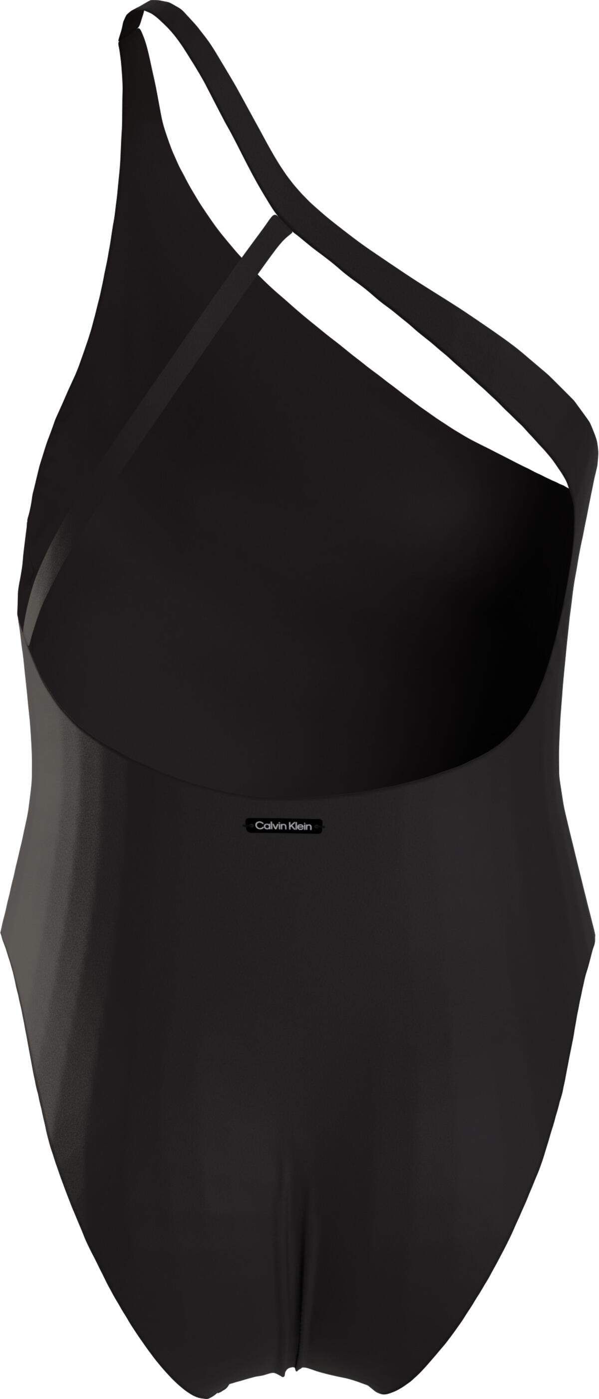 Calvin Klein ONE SHOULDER ONE PIE Kadın Siyah Mayo